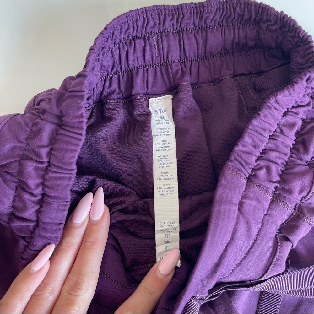 Purple Lululemon Athletic Shorts - Picture 6 of 9
